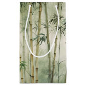 Schattigee bedreigde handgeschilderde rode panda klein cadeauzakje (Achterkant)