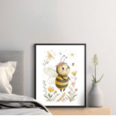 Schattigee Bee Art Print