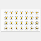 Schattigee Bee Handmade Met Liefde Product Geperso Labels (Vel)