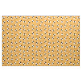 Schattigee bee / hommel patroon stof. stof (Yard (91,4 cm))