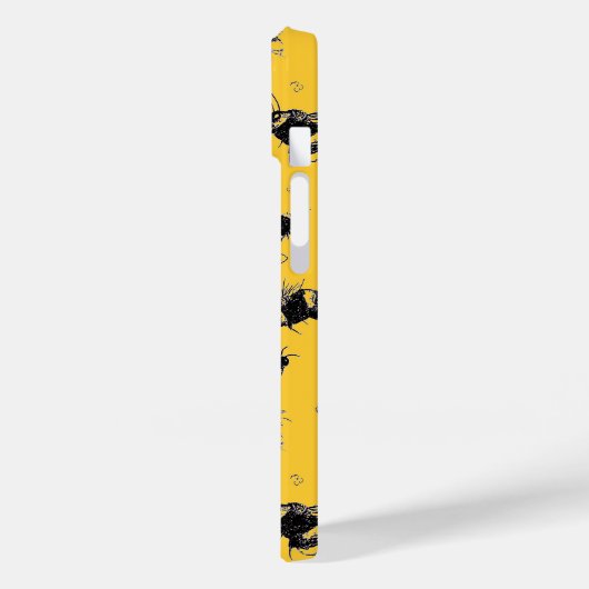 Schattigee Bee iPhone 14 Hoesje | Verjaardagscadea (Achterkant / Links)