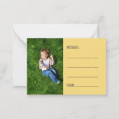 Schattigee Bee Mine Classroom Kinder Valentijn Fot Notitiekaartje (Achterkant)