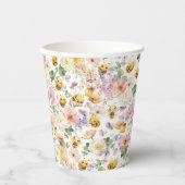 Schattigee Bee Paper Cups Papieren Bekers (Voorkant)