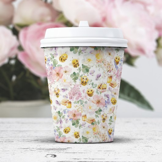 Schattigee Bee Paper Cups Papieren Bekers