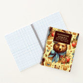 Schattigee  Beer Waterverf Notitieboek (Binnen)