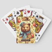 Schattigee  Beer Waterverf Pokerkaarten (Achterkant)