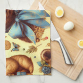 Schattigee Beer Waterverf Theedoek (Quarter Fold)