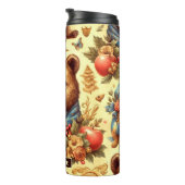 Schattigee Beer Waterverf Thermosbeker (Geroteerd rechts)