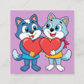 Schattigee beestkoppels informatiekaartje (Voorkant)