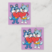 Schattigee beestkoppels informatiekaartje (Voorkant / Achterkant)