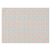 Schattigee beige roze turquoise hedendaagse vlinde tafelkleed (Voorkant (Horizontaal))