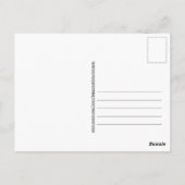 Schattigee Bengaalse kat Briefkaart (Achterkant)