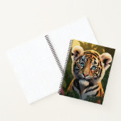 Schattigee Bengaalse tijgerwelp in het bos Notitieboek (Binnen)