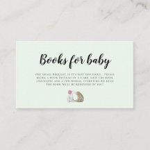 Schattigee beren baby shower boek aanvraagkaart