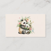 Schattigee beren Baby shower Boek Verzoek Blush Pi Informatiekaartje (Achterkant)