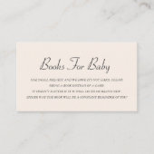 Schattigee beren Baby shower Boek Verzoek Blush Pi Informatiekaartje (Voorkant)