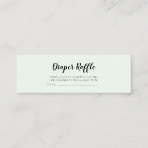 Schattigee beren Baby shower luier loterij ticket