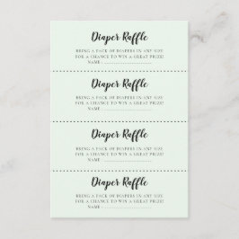 Schattigee beren Baby shower Luier Raffle spel kaa Informatiekaartje