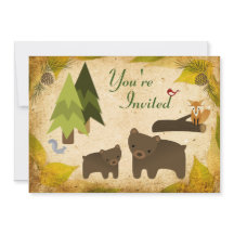 Schattigee Beren en bosdieren 1e verjaardag