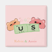 Schattigee Beren in liefdesmagneet Magneet (Voorkant)