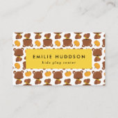 Schattigee Beren, Kinder Play Center, Activity Cen Visitekaartje (Voorkant)