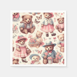 Schattigee  Beren Naadloos Servet