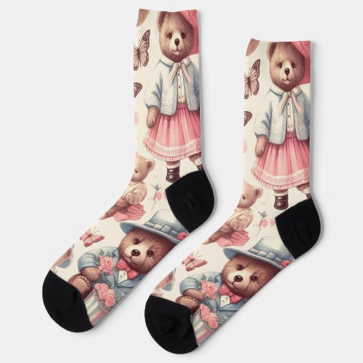 Schattigee  Beren Naadloos Sokken (Links)
