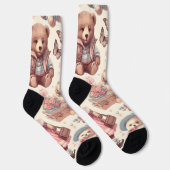 Schattigee  Beren Naadloos Sokken (Rechts)