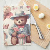 Schattigee Beren Naadloos Theedoek (Quarter Fold)