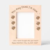 Schattigee Bericht Bloemenslak Valentijnse Cadeauh Gegraveerde Lijstjes (Voorkant)