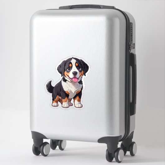 Schattigee Berner Mountain Puppy Dog Sticker (Koffer)