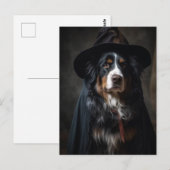 Schattigee Berner Sennenhond Heks Briefkaart (Voorkant / Achterkant)