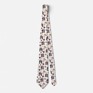 Schattigee Berner Sennenhond Kerst Stropdas