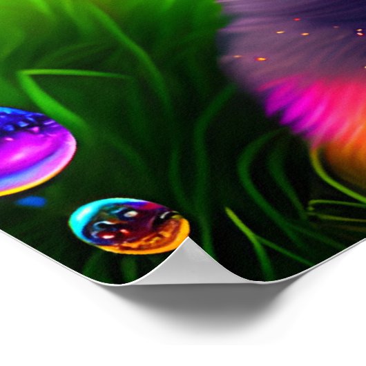 Schattigee bernese berghond puppy in de wei poster (Hoek)