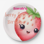 Schattigee Berry eerste verjaardag Papieren Bordje (Voorkant)