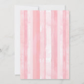 Schattigee Berry Eerste Verjaardag Waterverf Aardb Kaart (Achterkant)