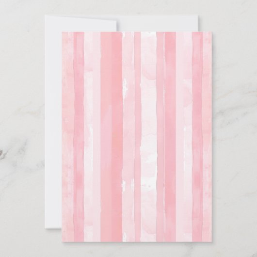 Schattigee Berry Eerste Verjaardag Waterverf Aardb Kaart (Achterkant)