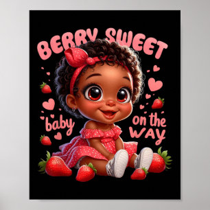 Schattigee Berry Sweet Baby op de weg Schattigee z Poster