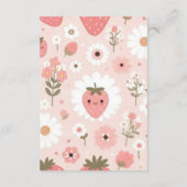 Schattigee Berry Sweet Pink Coquette Diapper Raffl Informatiekaartje (Achterkant)