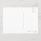 Schattigee besneeuwde Santa Chipmunk Feestdagenkaart (Achterkant)