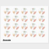 Schattigee Best-Teas Galentine's Day Party Ronde Sticker (Vel)