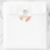 Schattigee Best-Teas Galentine's Day Party Ronde Sticker (Tas)