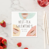 Schattigee Best-Teas Galentine's Day Party Servet (Insitu)