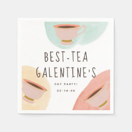 Schattigee Best-Teas Galentine's Day Party Servet