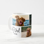 Schattigee beste hond ooit Gepersonaliseerd foto Koffiemok (Voorkant links)