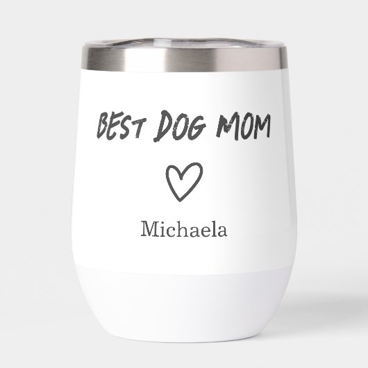 Schattigee Beste Hondenmoeder Gepersonaliseerde Fo (Achterkant)