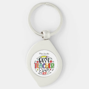 Schattigee beste leraar ooit naam sleutelhanger