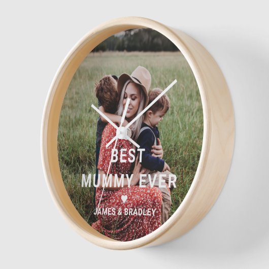 Schattigee BESTE MUMMY OOIT Hart Moederdag Foto (Hoek)