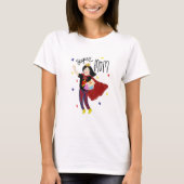 Schattigee beste Superheld super moeder illustrati T-shirt (Voorkant)