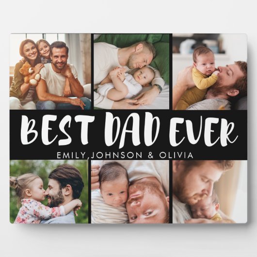 Schattigee beste vader ooit eerste vaderdag Fotoco Fotoplaat (Voorkant)
